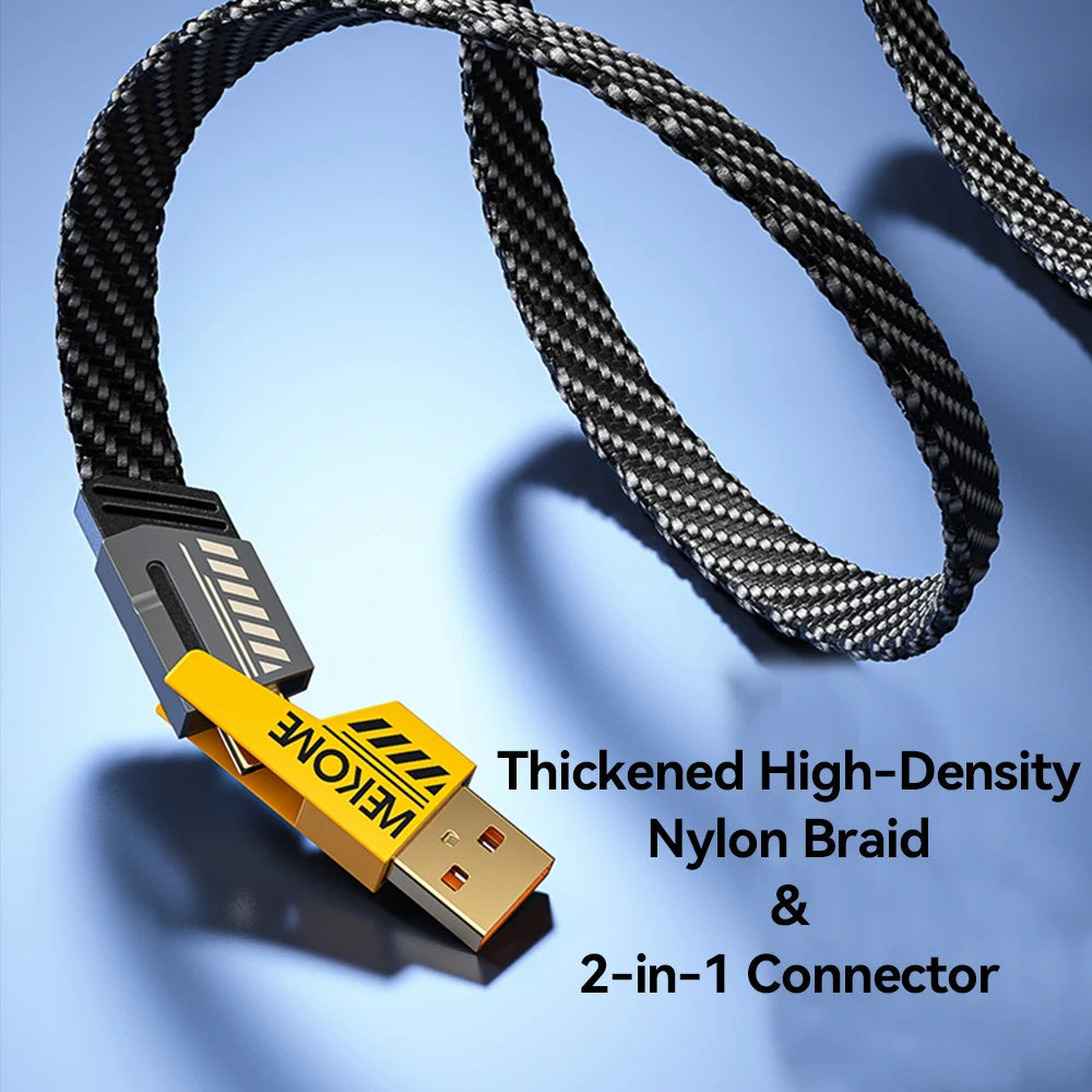 65W Mecha-Style 4in1 Charging Cable
