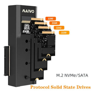 M.2 NVMe & SATA SSD Adapter