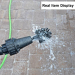 Water-Powered Rotary Cleaning Brush