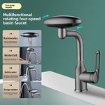 Multi-Functional 4-Mode Waterfall Basin Faucet