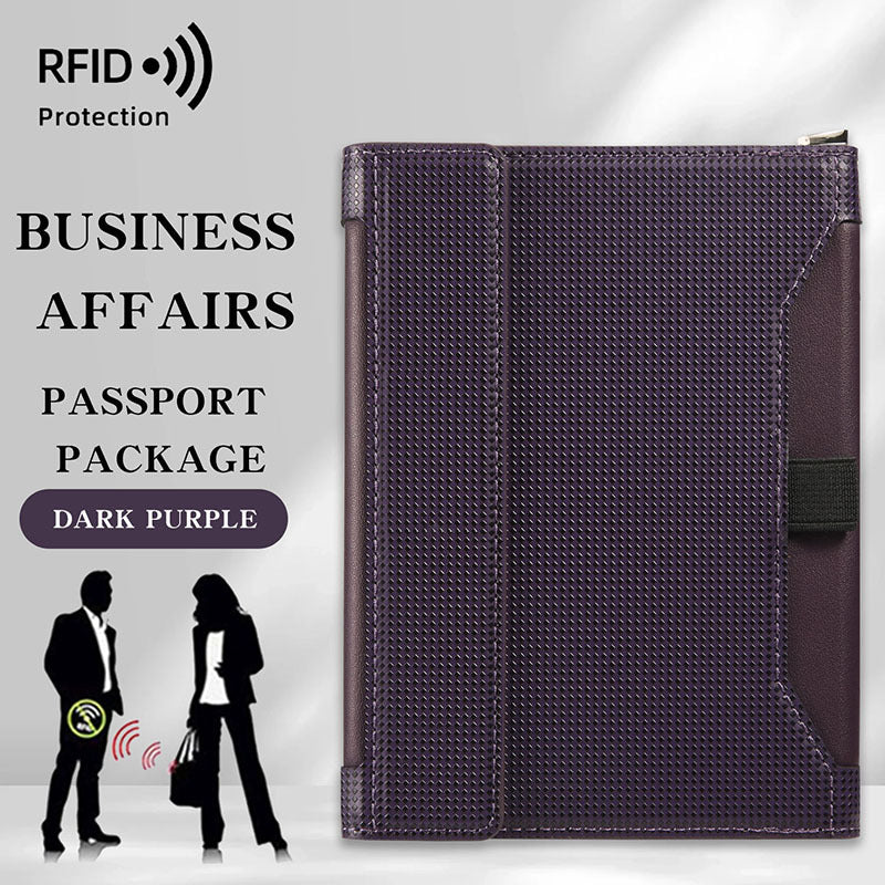 RFID Blocking Travel Wallet