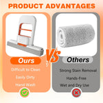 Mini Handheld Folding Squeeze Mop