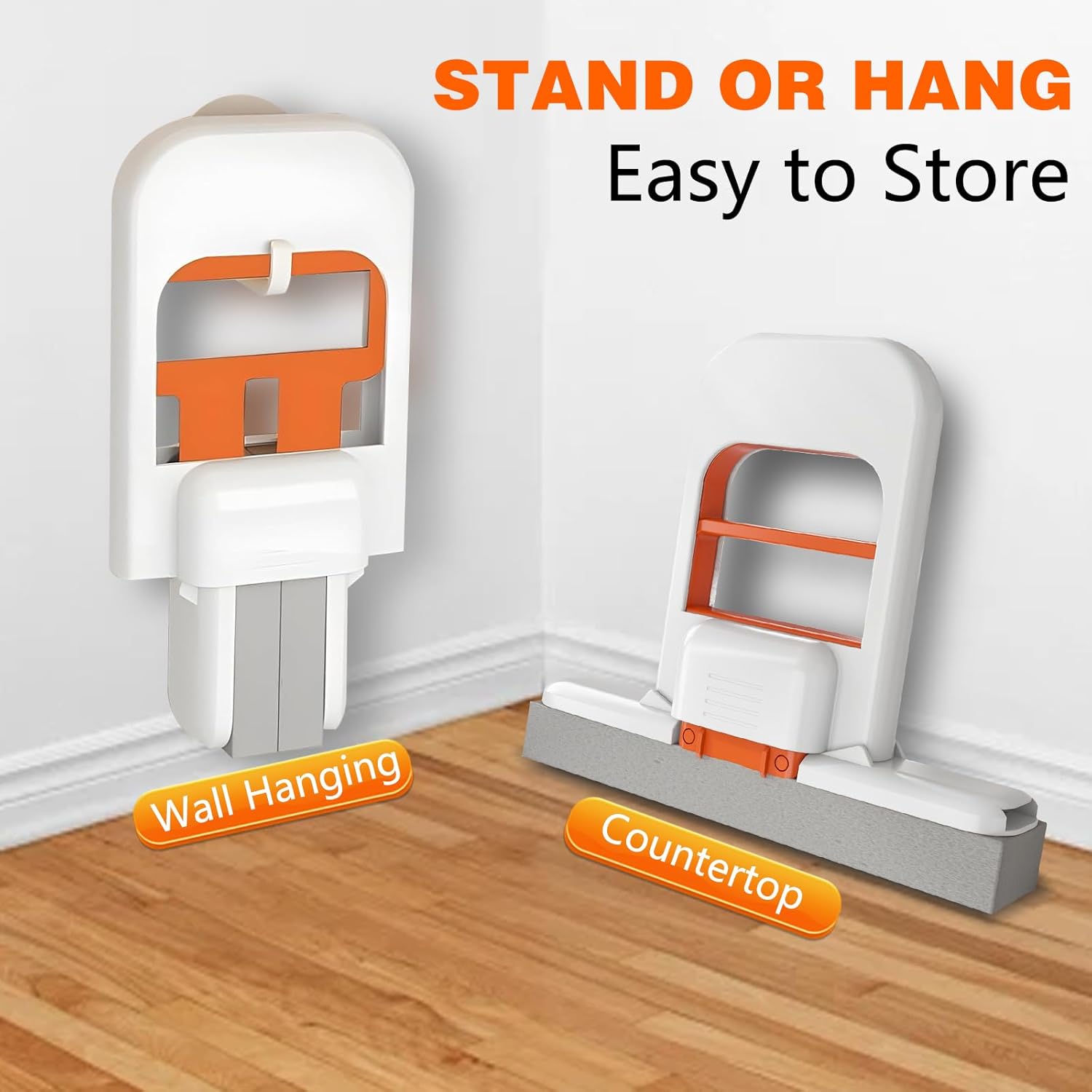 Mini Handheld Folding Squeeze Mop