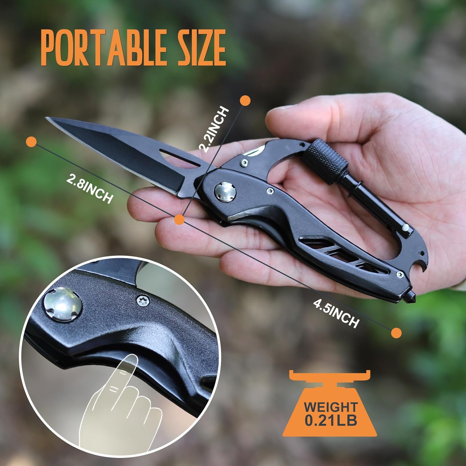6-in-1 Carabiner Multitool