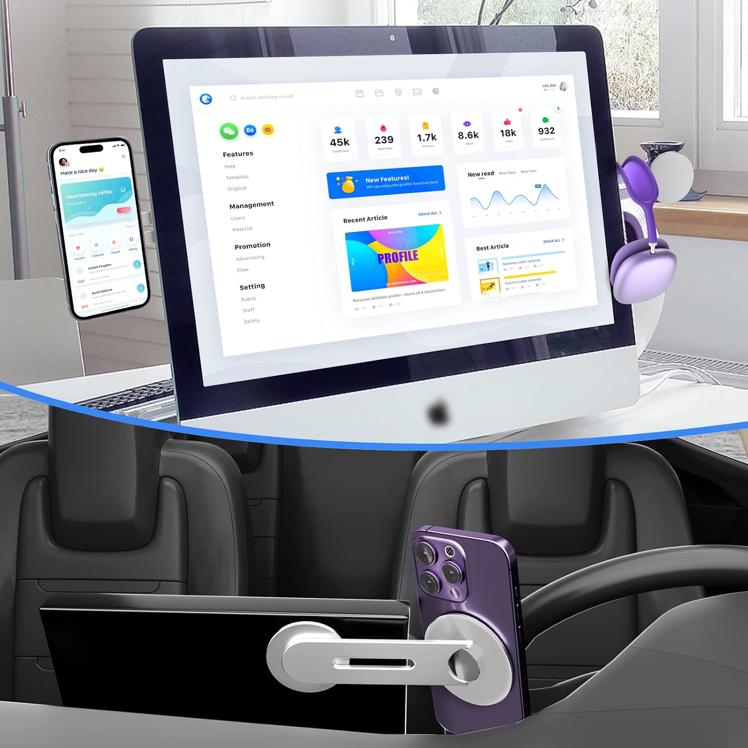 Continuity Camera Phone Mount