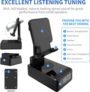 4 in 1 Wireless Charger and Speaker