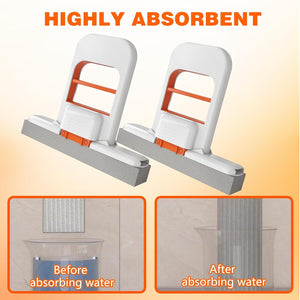 Mini Handheld Folding Squeeze Mop