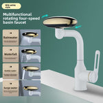 Multi-Functional 4-Mode Waterfall Basin Faucet