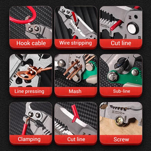 18-in-1 Multifunction Wire Stripping Pliers