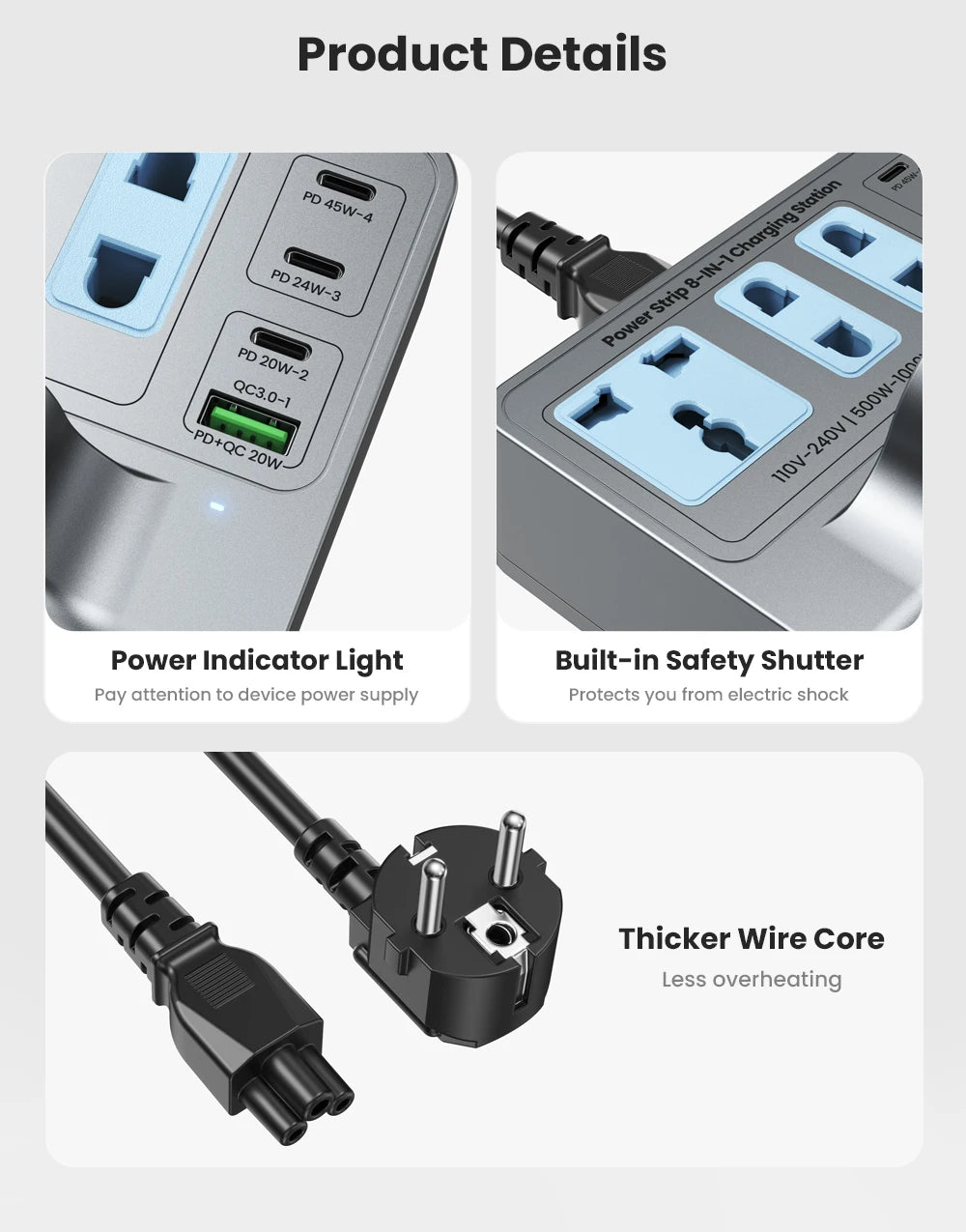 8-in-1 Multifunctional Charging Station