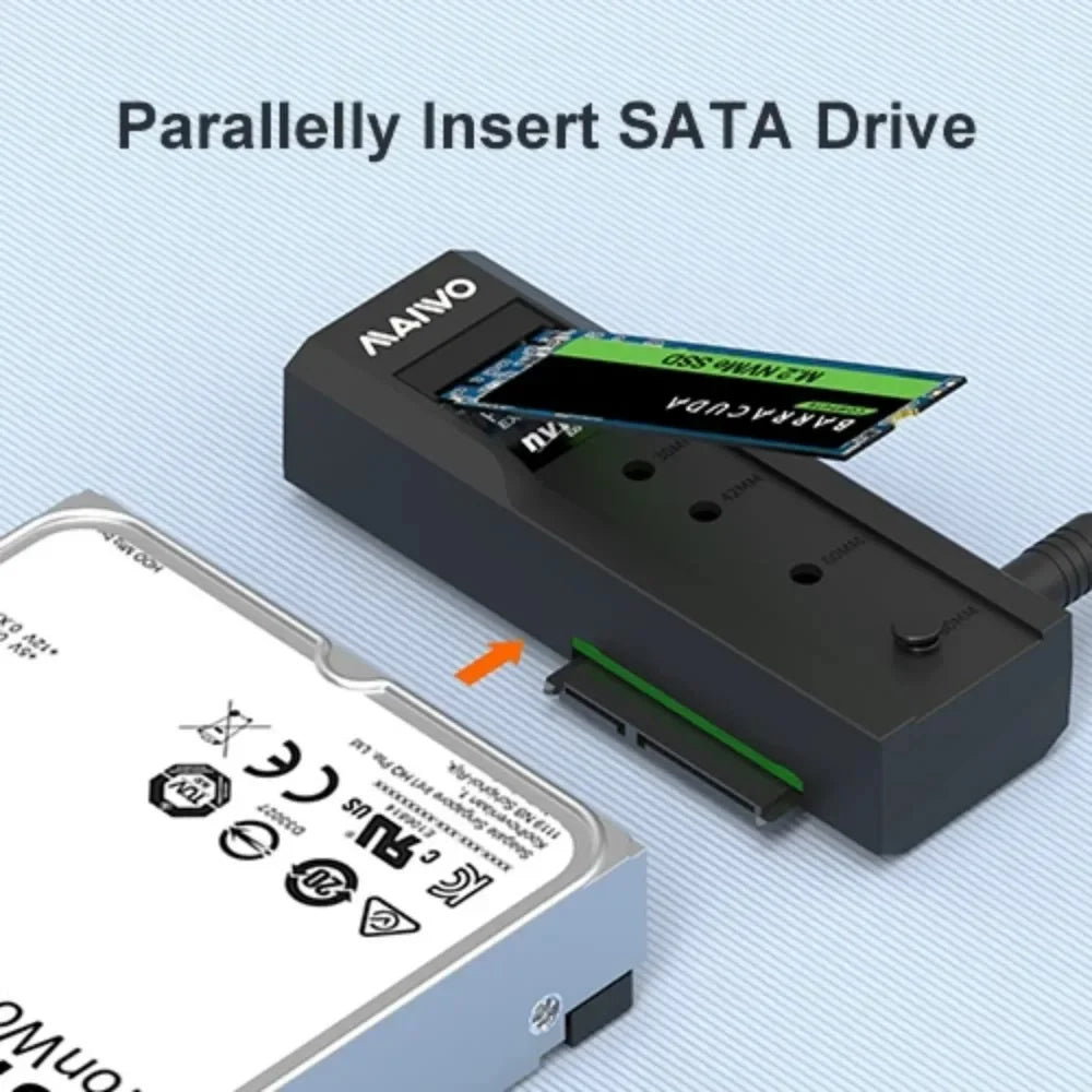 M.2 NVMe & SATA SSD Adapter