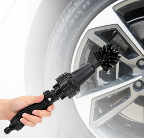 Water-Powered Rotary Cleaning Brush