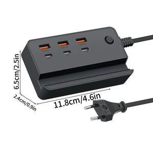 Multifunctional USB Charging Strip