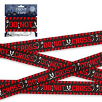 Halloween Props Warning Line