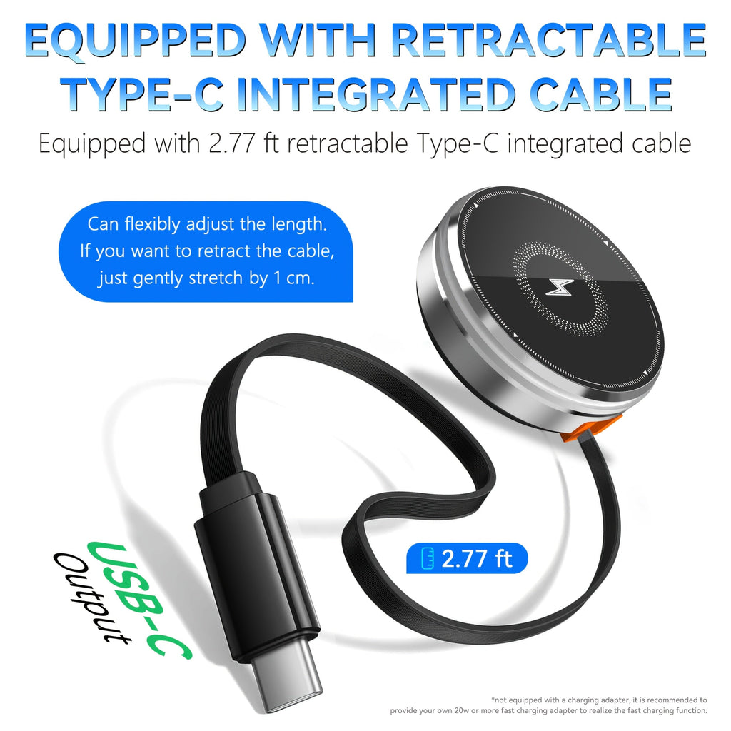 3-in-1 Retractable Magnetic Charger