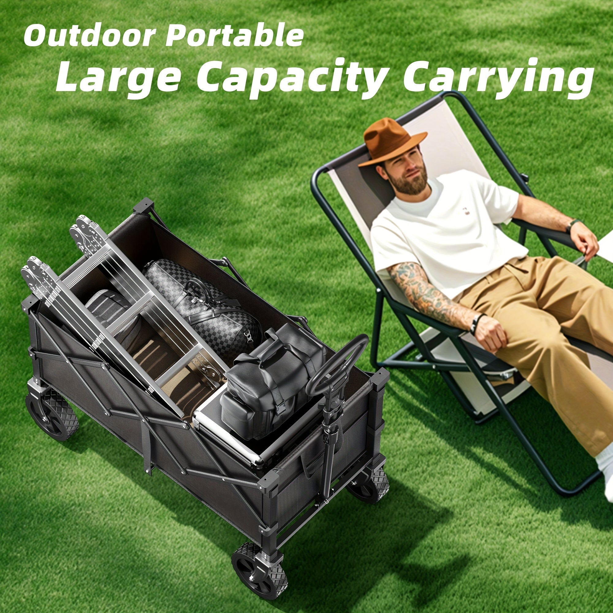 Heavy-Duty Folding Wagon