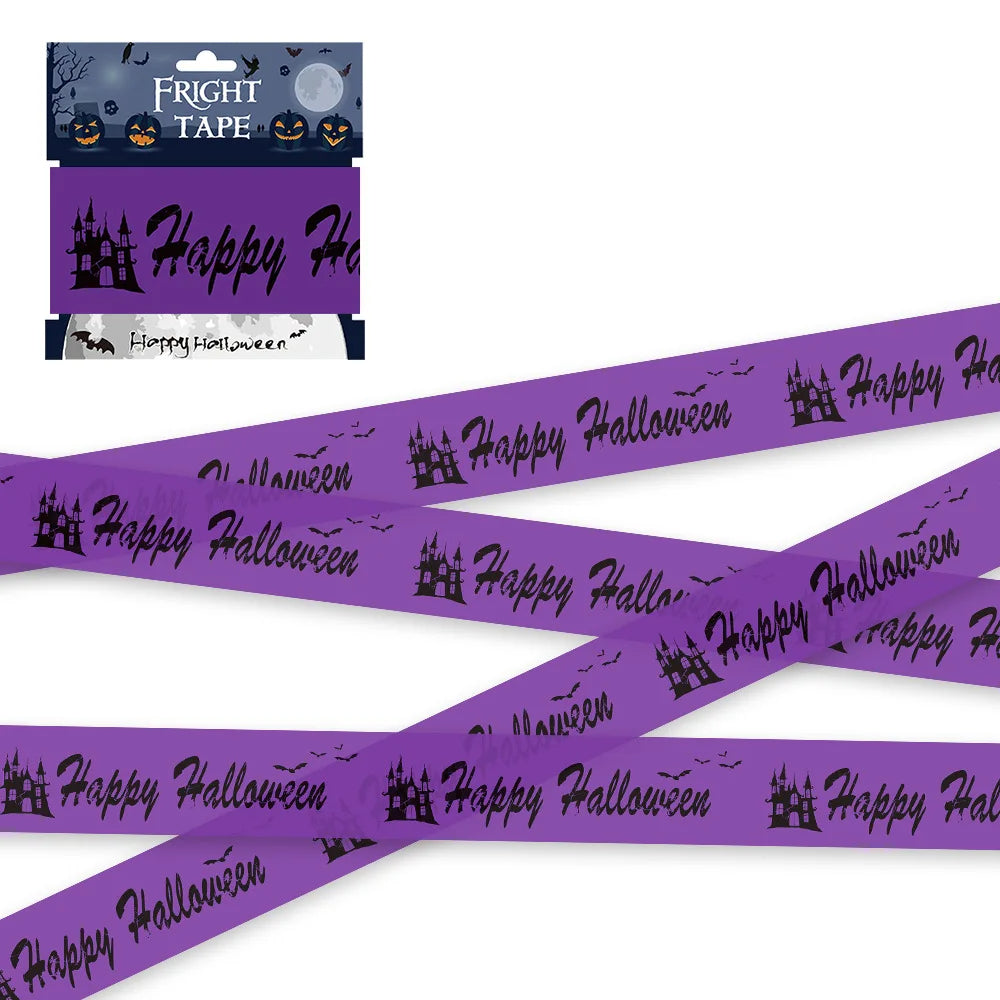 Halloween Props Warning Line