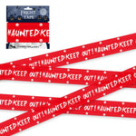 Halloween Props Warning Line