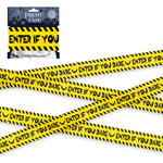Halloween Props Warning Line