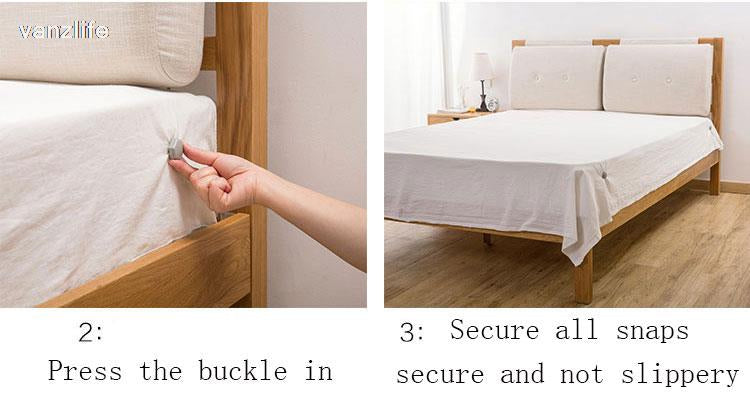 Anti-skid Besheet Holder 8-Pack