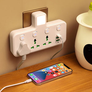 6 in 1 Power Outlet Extender