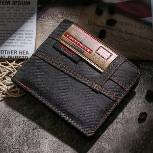 Denim Jeans-Style Wallet