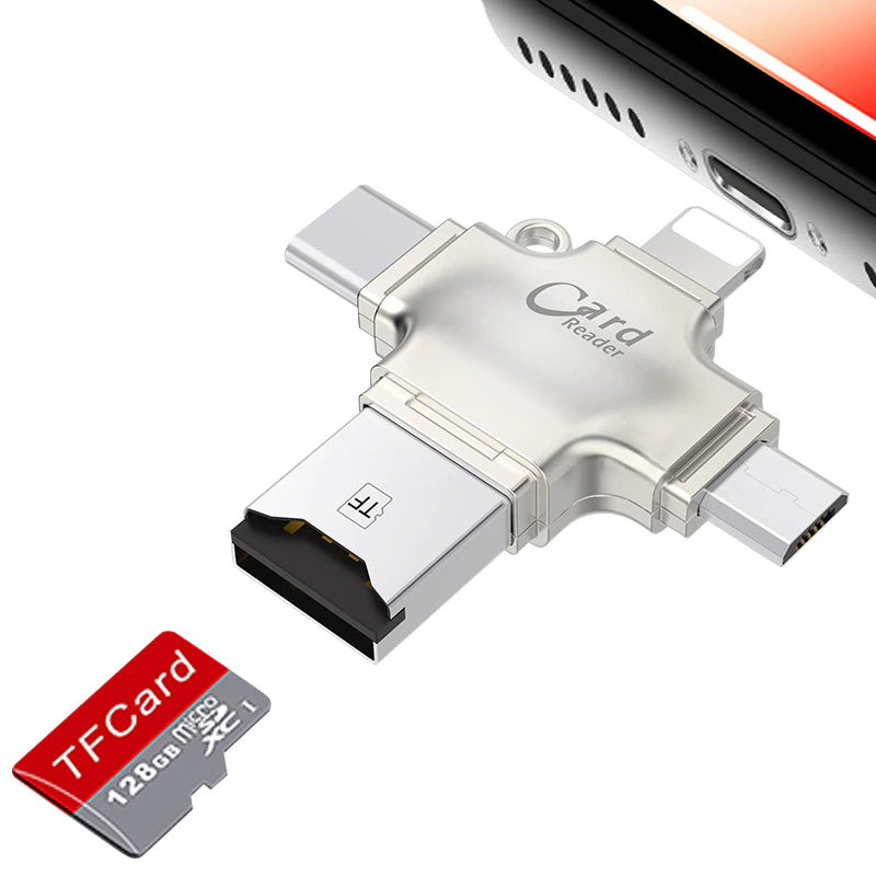 4 in 1 microSD Card Reader – Premierity