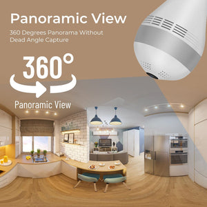360° Light Bulb Camera