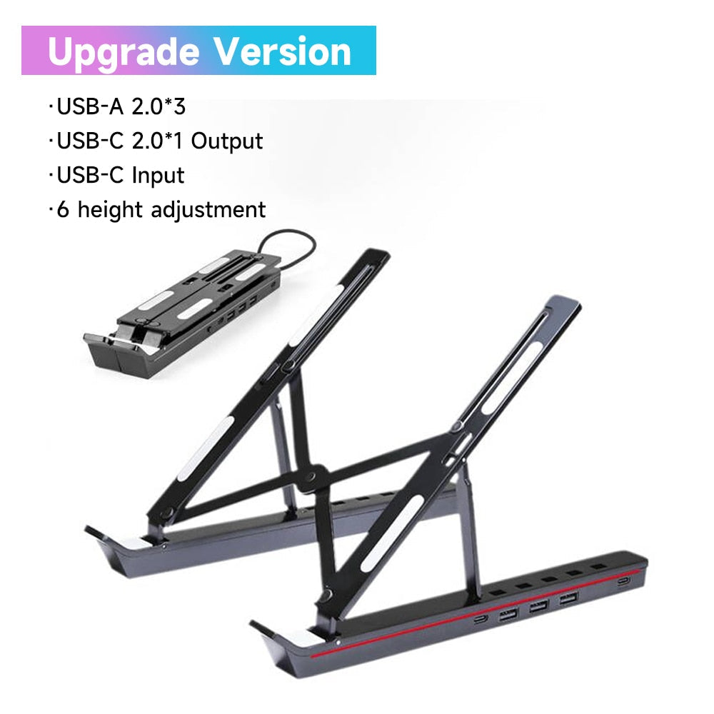 Laptop Stand with USB Hub