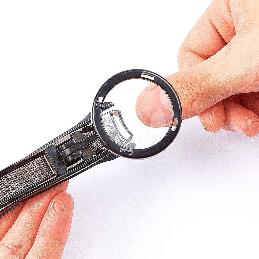 Nail Clipper with Magnifying Glass