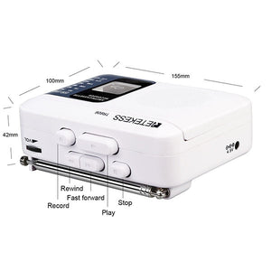 Portable Cassette Tape And Radio Player