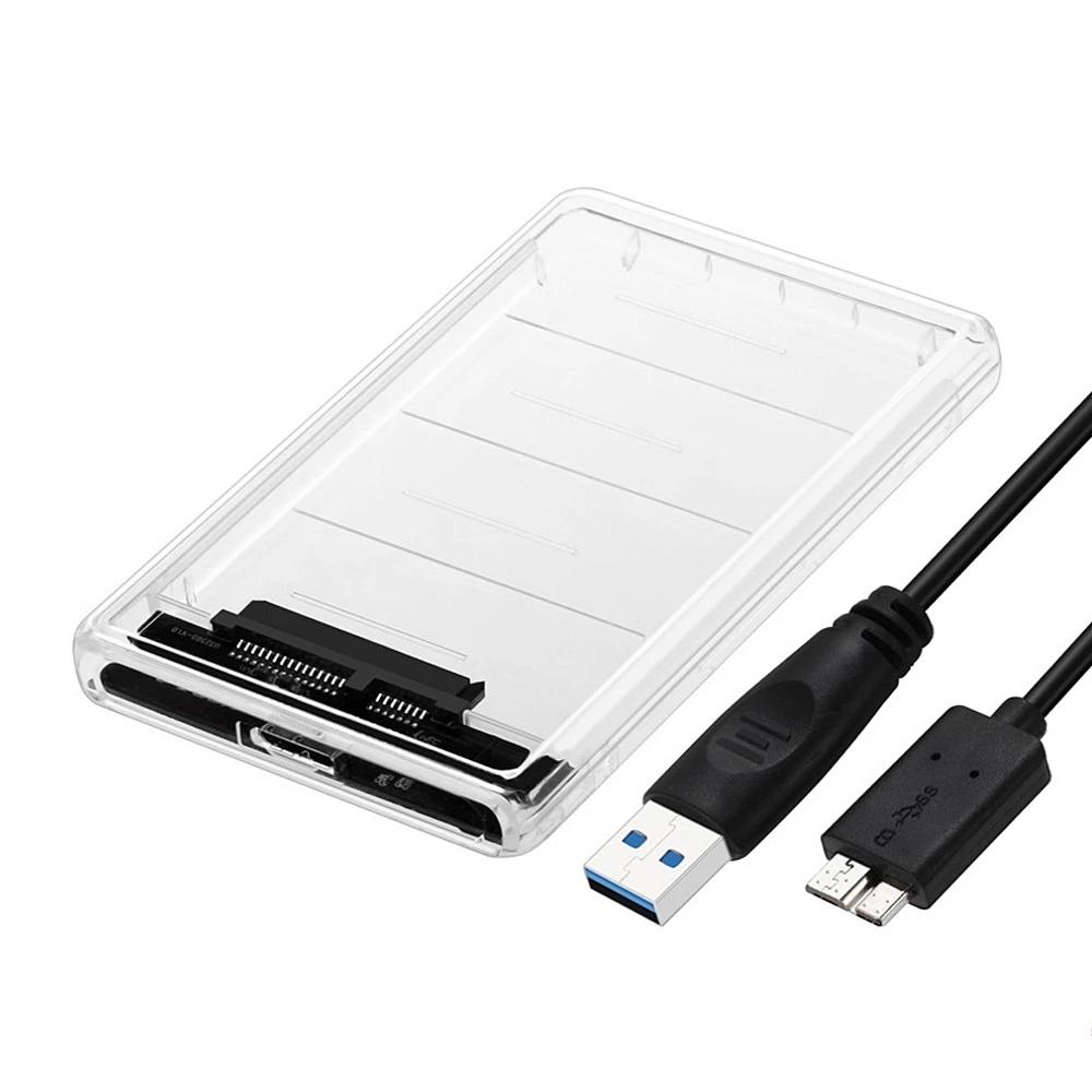 2.5" Transparent Hard Drive Enclosure - Premierity