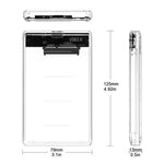 2.5" Transparent Hard Drive Enclosure - Premierity