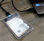 2.5" Transparent Hard Drive Enclosure - Premierity