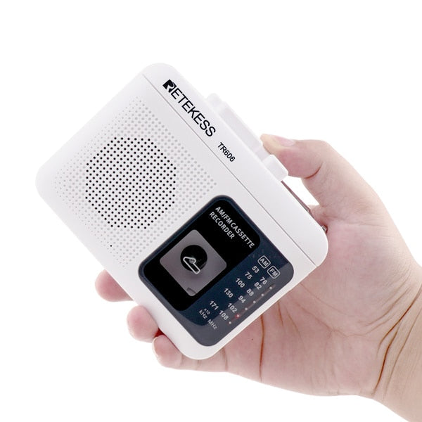 Portable Cassette Tape And Radio Player