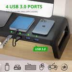 Monitor Desk Stand with USB 3.0 Hub