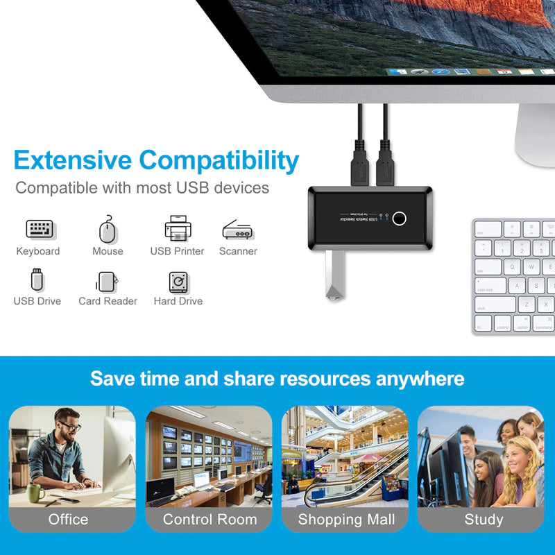 4-Port USB Switch