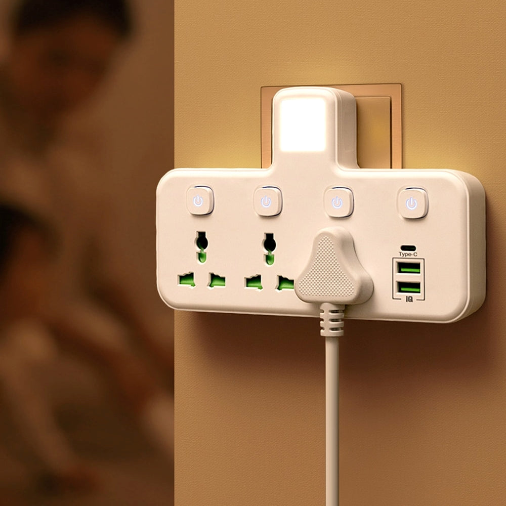 6 in 1 Power Outlet Extender