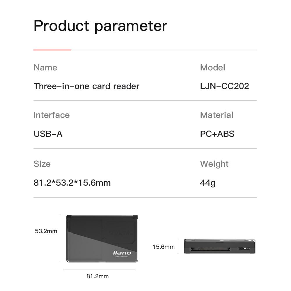 3 in 1 Memory Card Case & Card Reader - Premierity