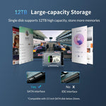 3.5" Transparent Hard Disk Enclosure with Vertical Stand - Premierity