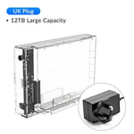 3.5" Transparent Hard Disk Enclosure with Vertical Stand - Premierity