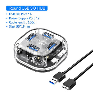 Transparent USB3.0 Hubs