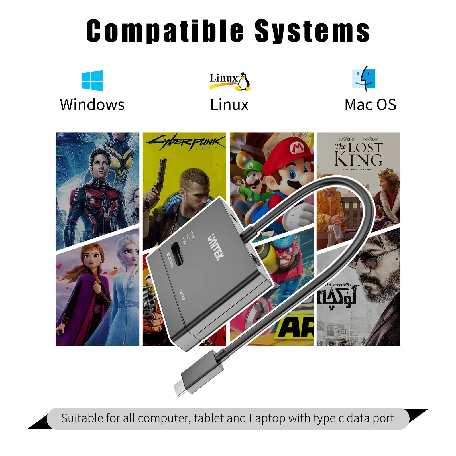 M.2 NVMe & SATA HDD/SSD Adapter