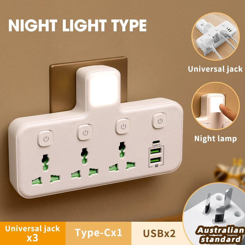 6 in 1 Power Outlet Extender
