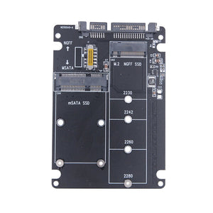 M.2 NGFF & MSATA SSD to SATA Adapter