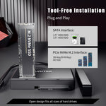 M.2 NVMe & SATA HDD/SSD Adapter