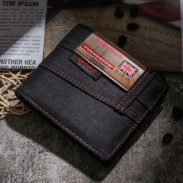 Denim Jeans-Style Wallet