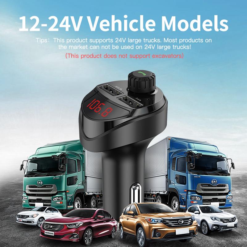 5 in 1 Bluetooth FM Transmitter - Premierity