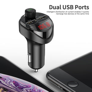 5 in 1 Bluetooth FM Transmitter - Premierity
