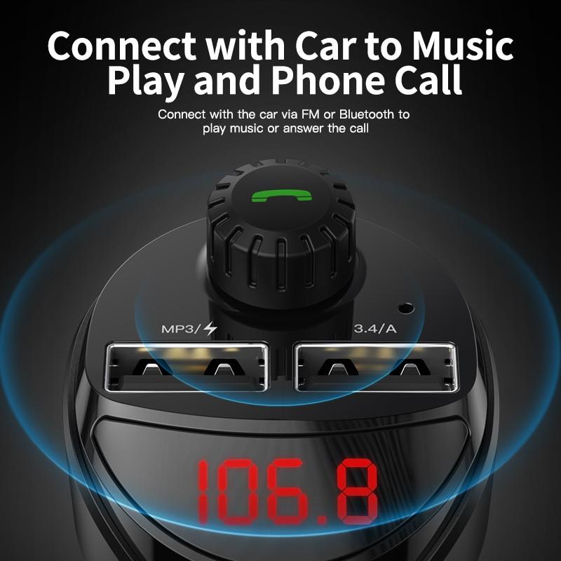 5 in 1 Bluetooth FM Transmitter - Premierity